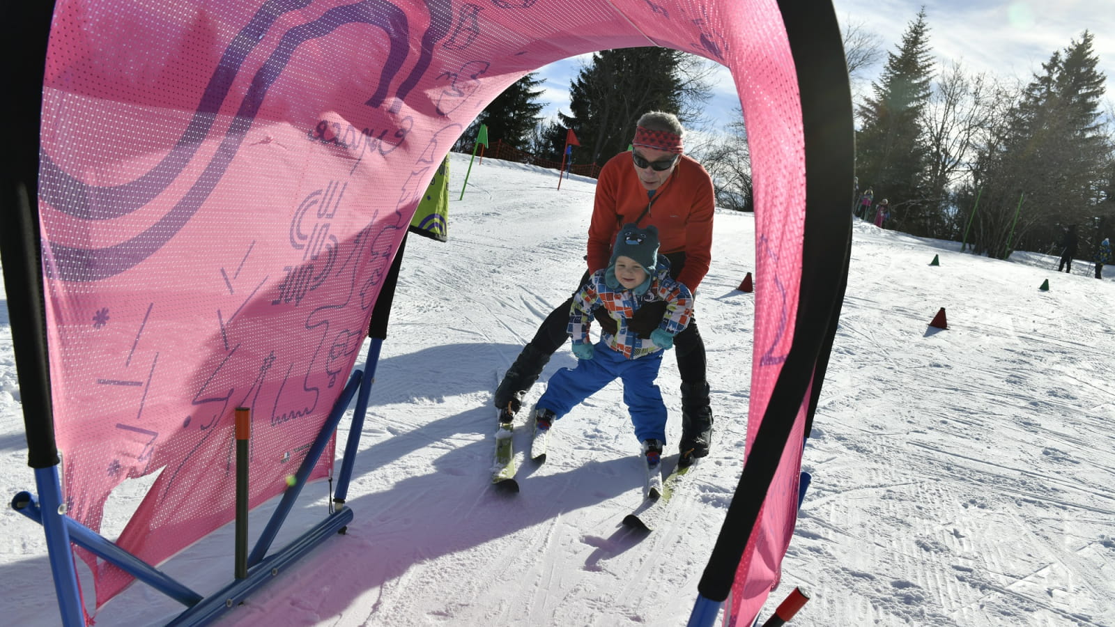 Tester le ski de fond en famille