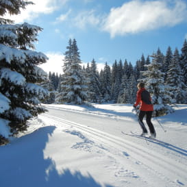 Ski de fond dans le val de Mouthe / Chapelle des Bois