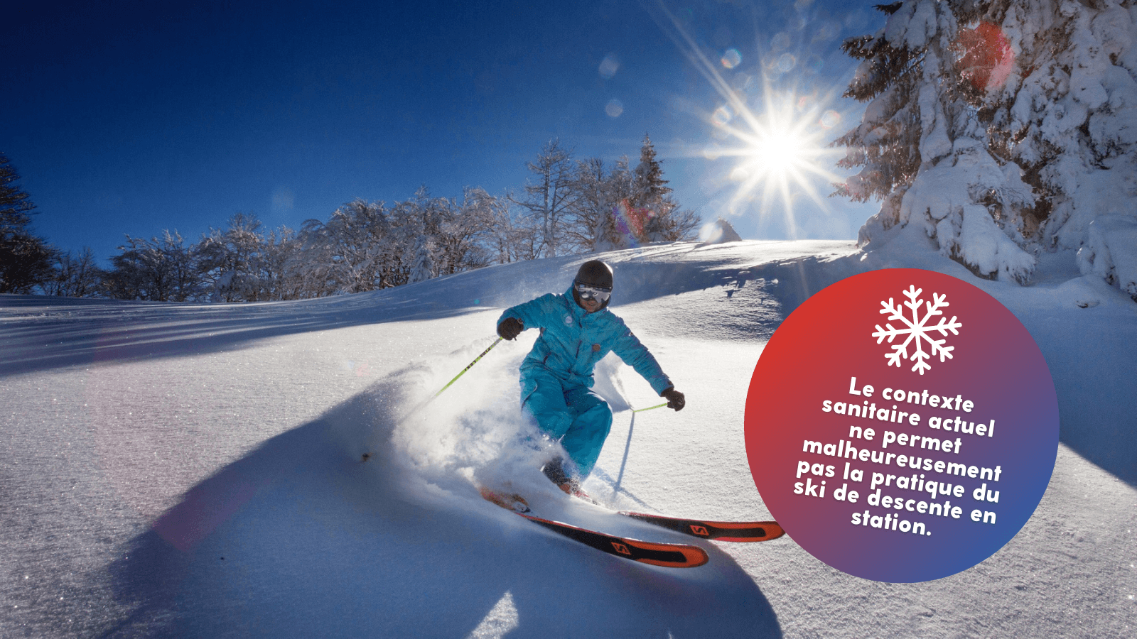 pas de ski alpin