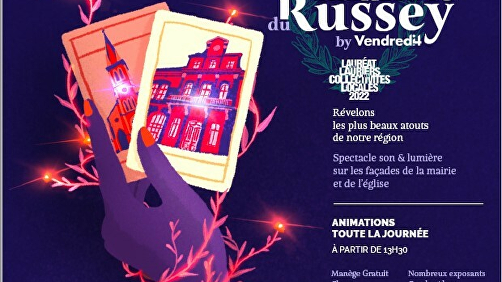 Les lumières du Russey et Marché de Noël