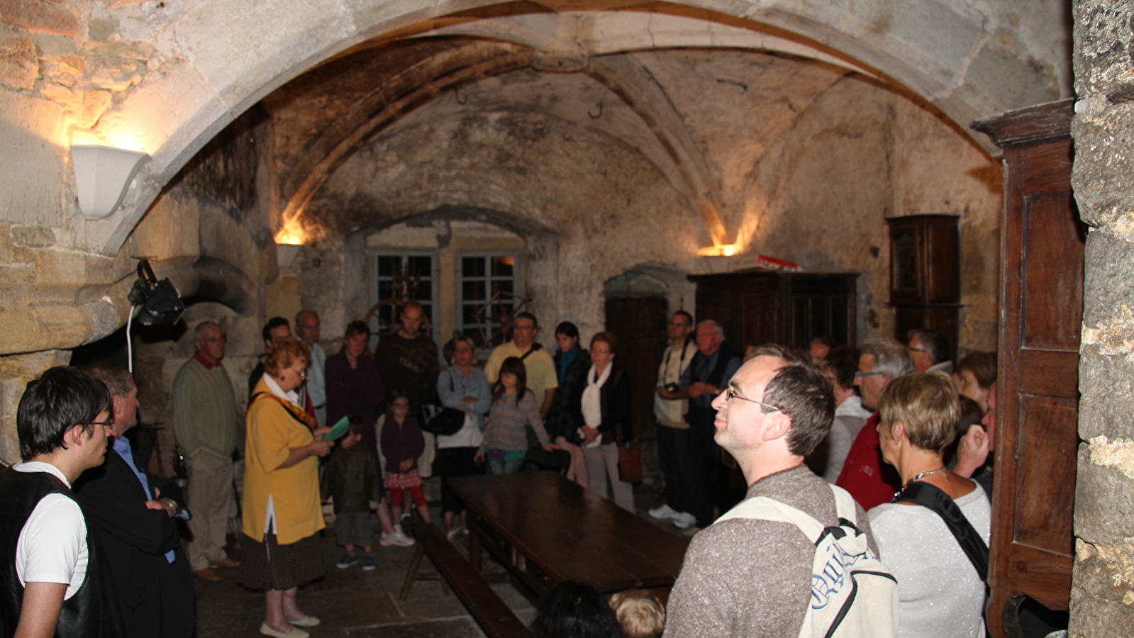 Visite nocturne de l'Abbaye de Montbenoit
