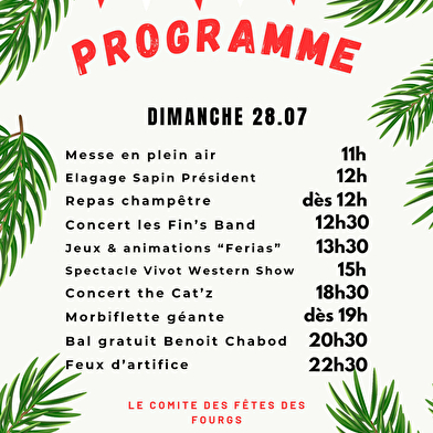 Fête du sapin président