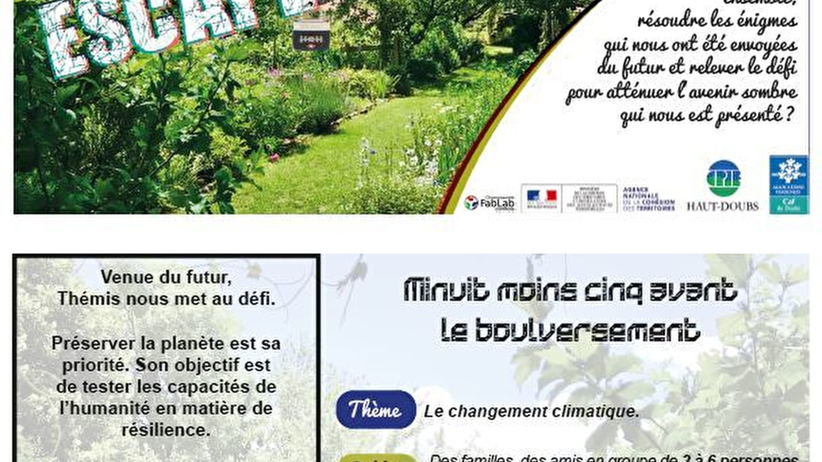 Escape Game - Minuit moins cinq avant le boulversement