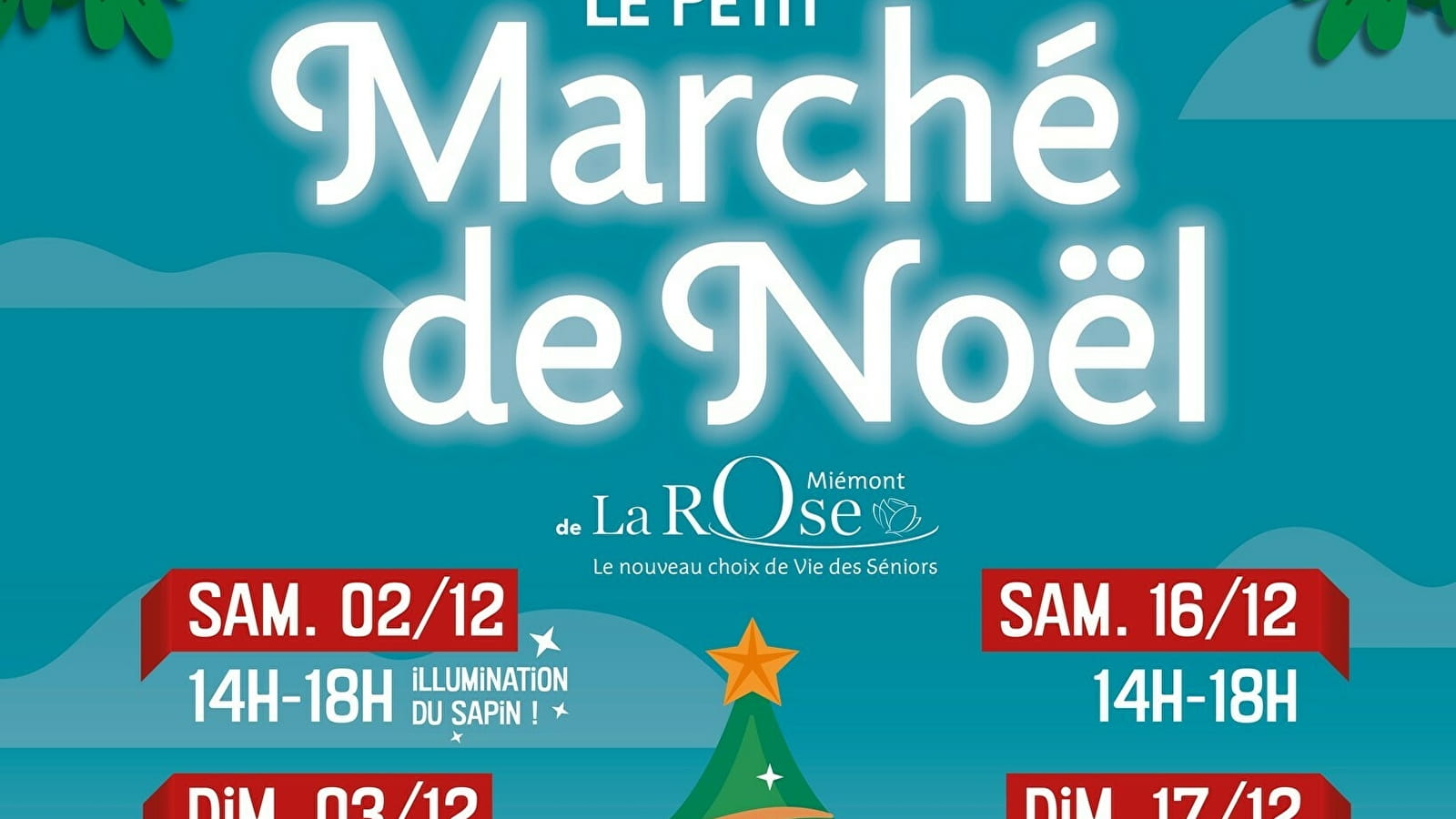 Le Petit Marché de Noël : LA Rose Miémont
