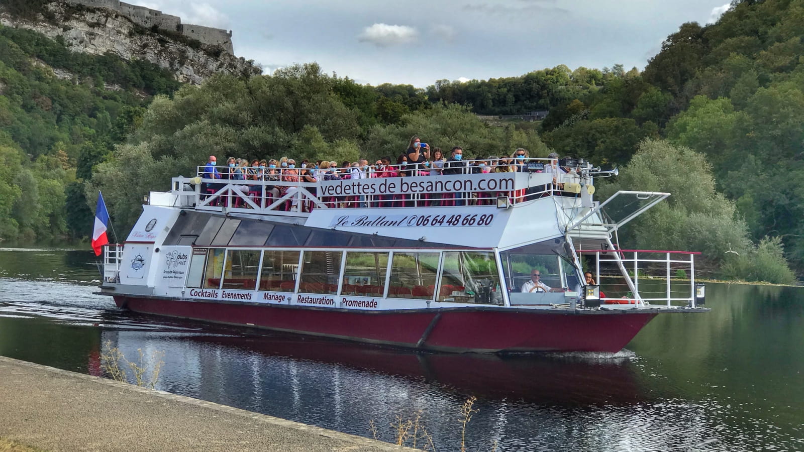 Bateau 'le Battant' Vedettes de Besançon