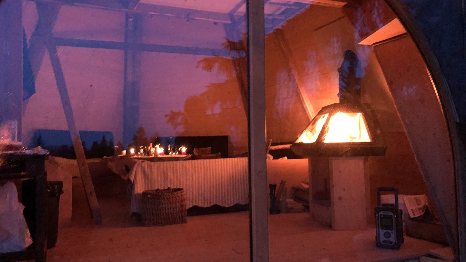 Hutte en bois de la Champagne
