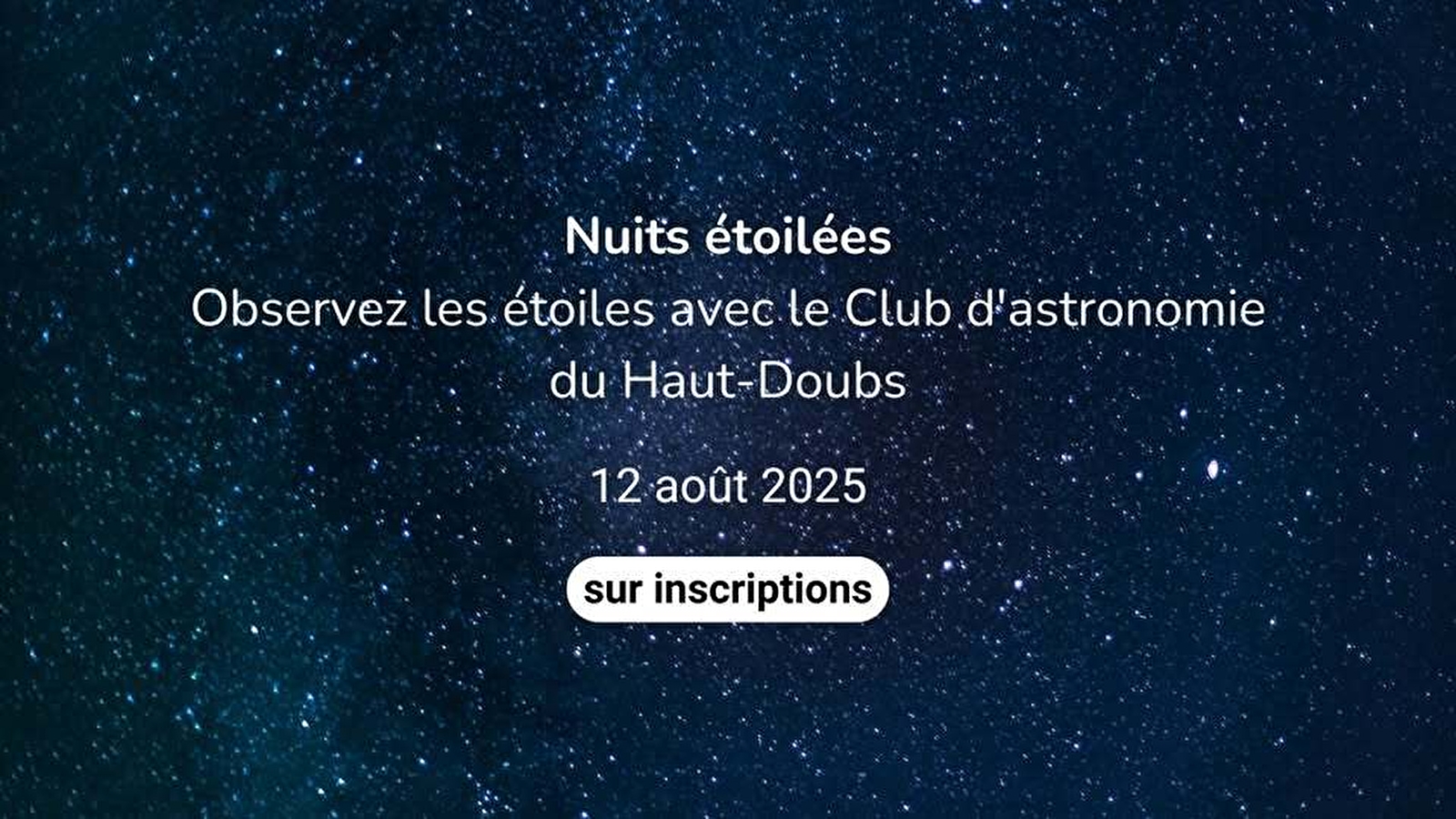 Soirée observations des étoiles