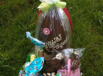 Chasse aux œufs au parc de loisirs Les Campaines  - ACCOLANS