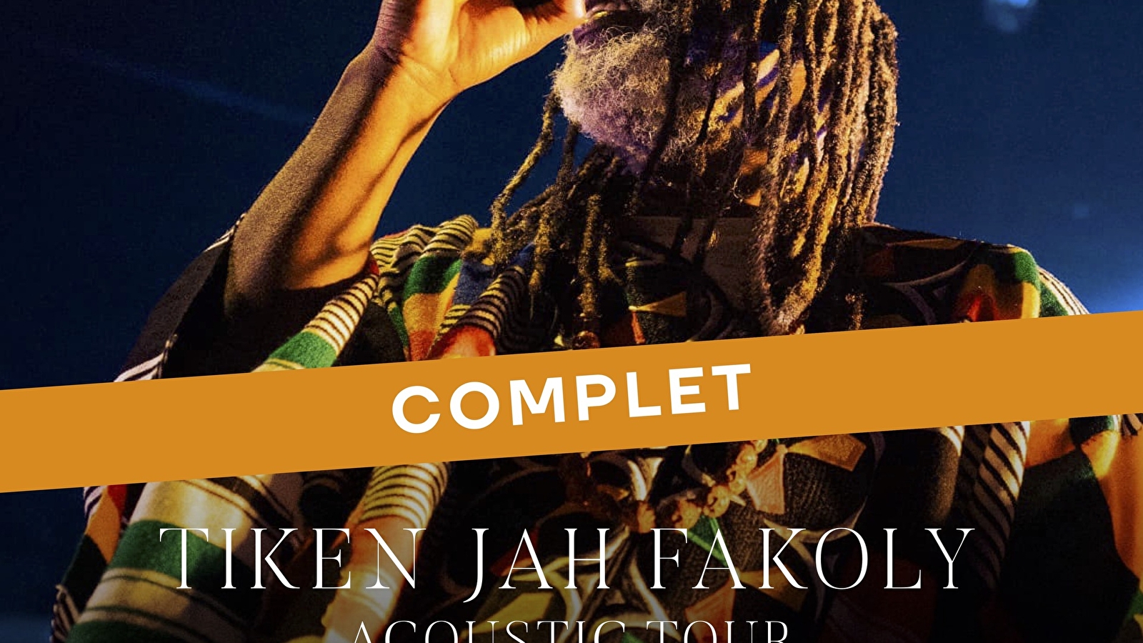 Concerts musiques actuelles - Tiken Jah Fakoly – Acoustic tour [COMPLET]