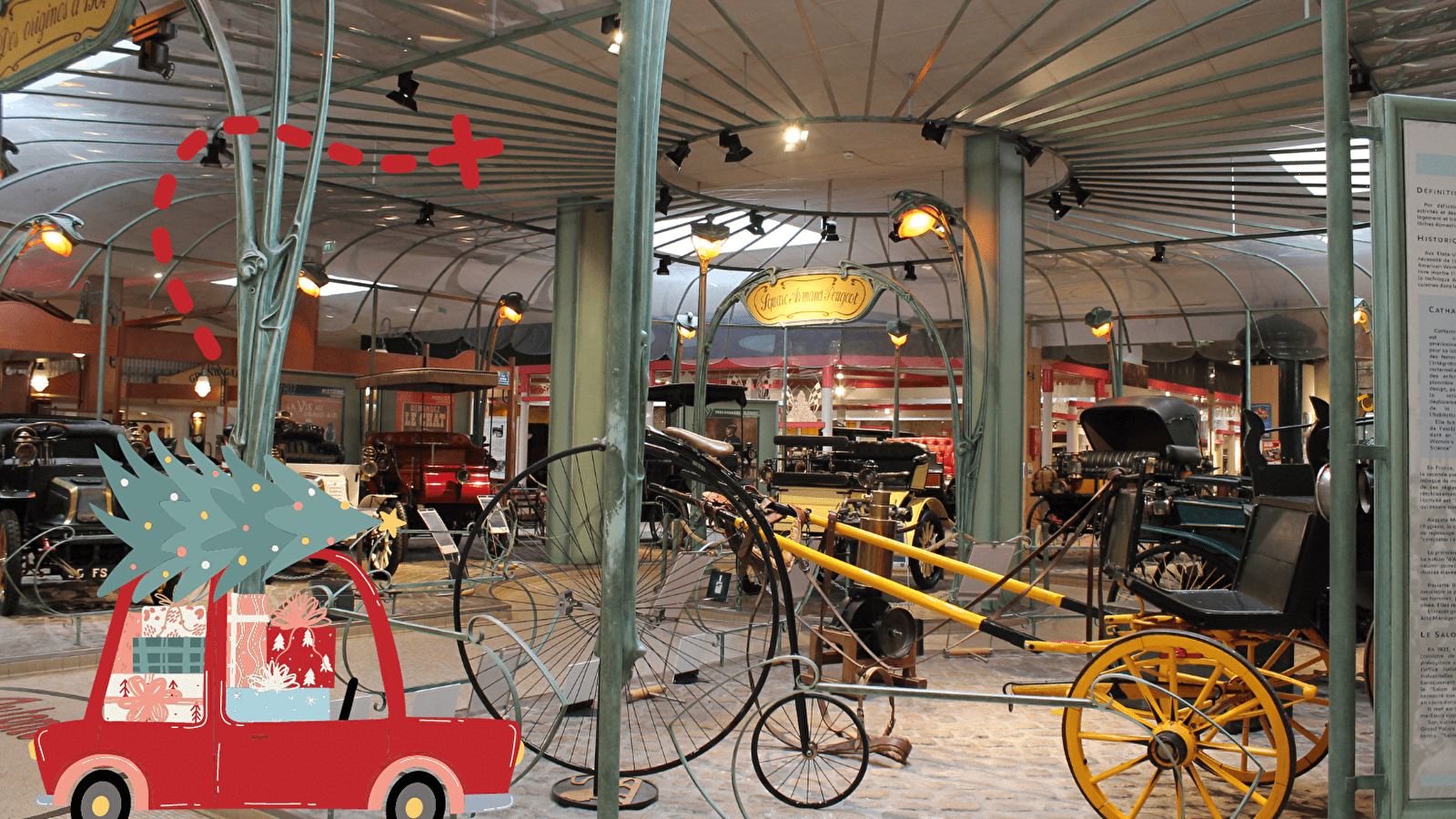Jeu de piste Noël : Musée de l'Aventure Peugeot 