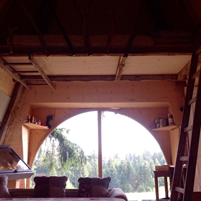 Hutte en bois de la Champagne