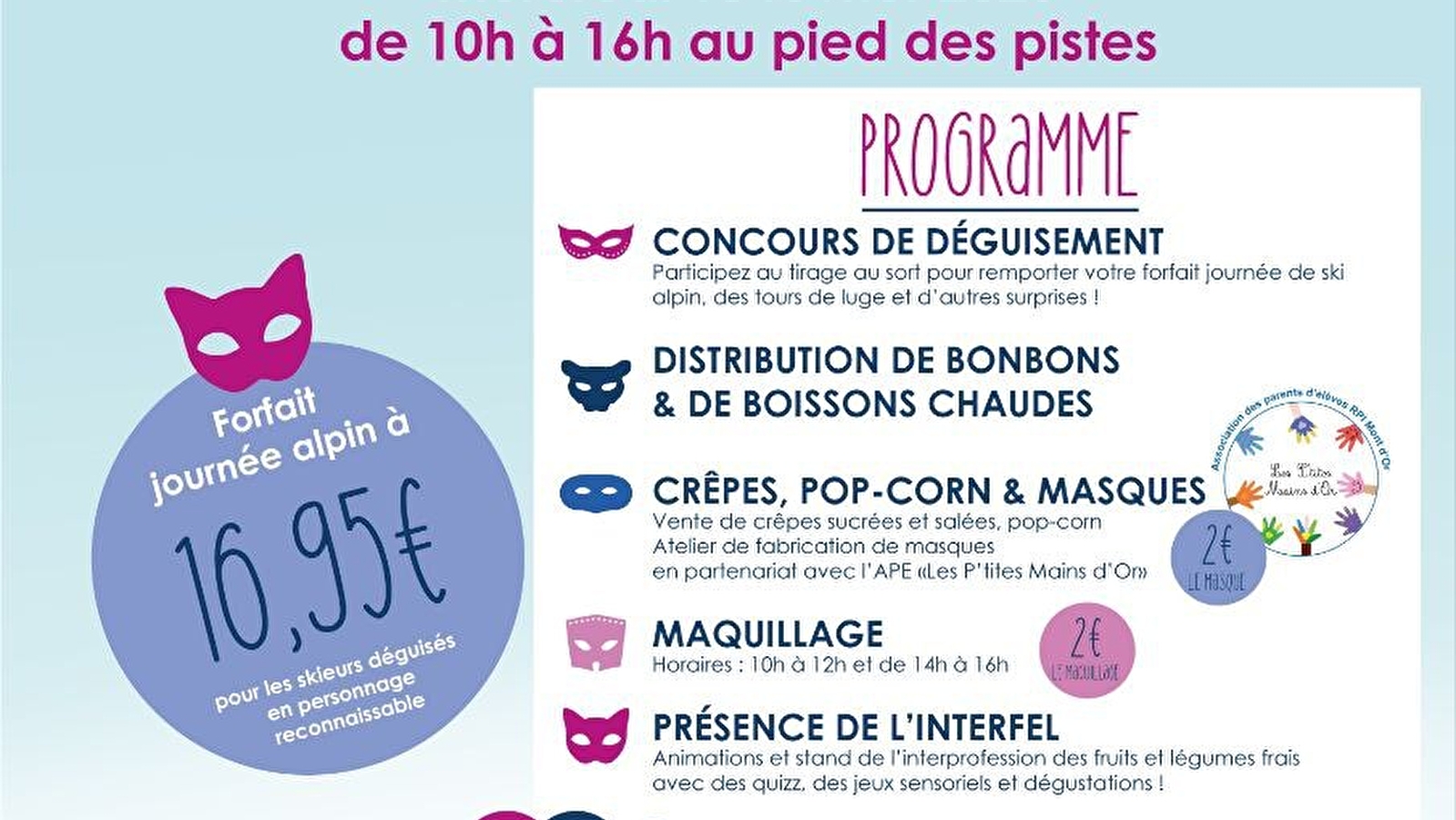 Carnaval sur les pistes de Métabief 