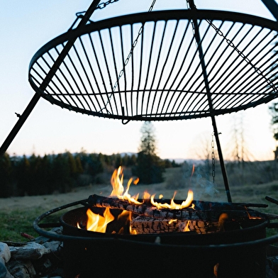 Hutte en bois de la Champagne