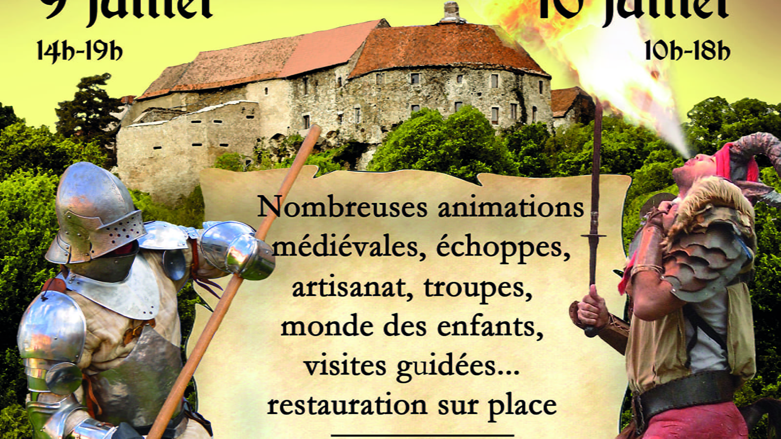 Fête médiévale au Château de Montby