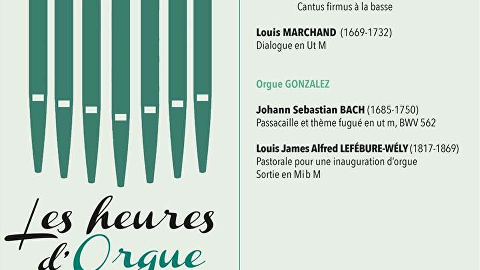 Les Heures d'Orgue de l'été 2022