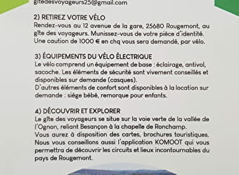 Location de VTC et VTT électriques - ROUGEMONT