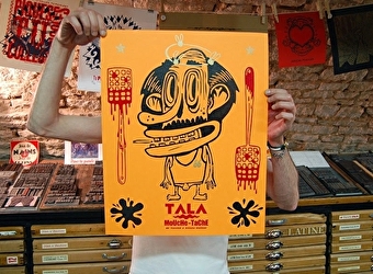 Atelier de typographie Affiche Moilkan - BAUME-LES-DAMES