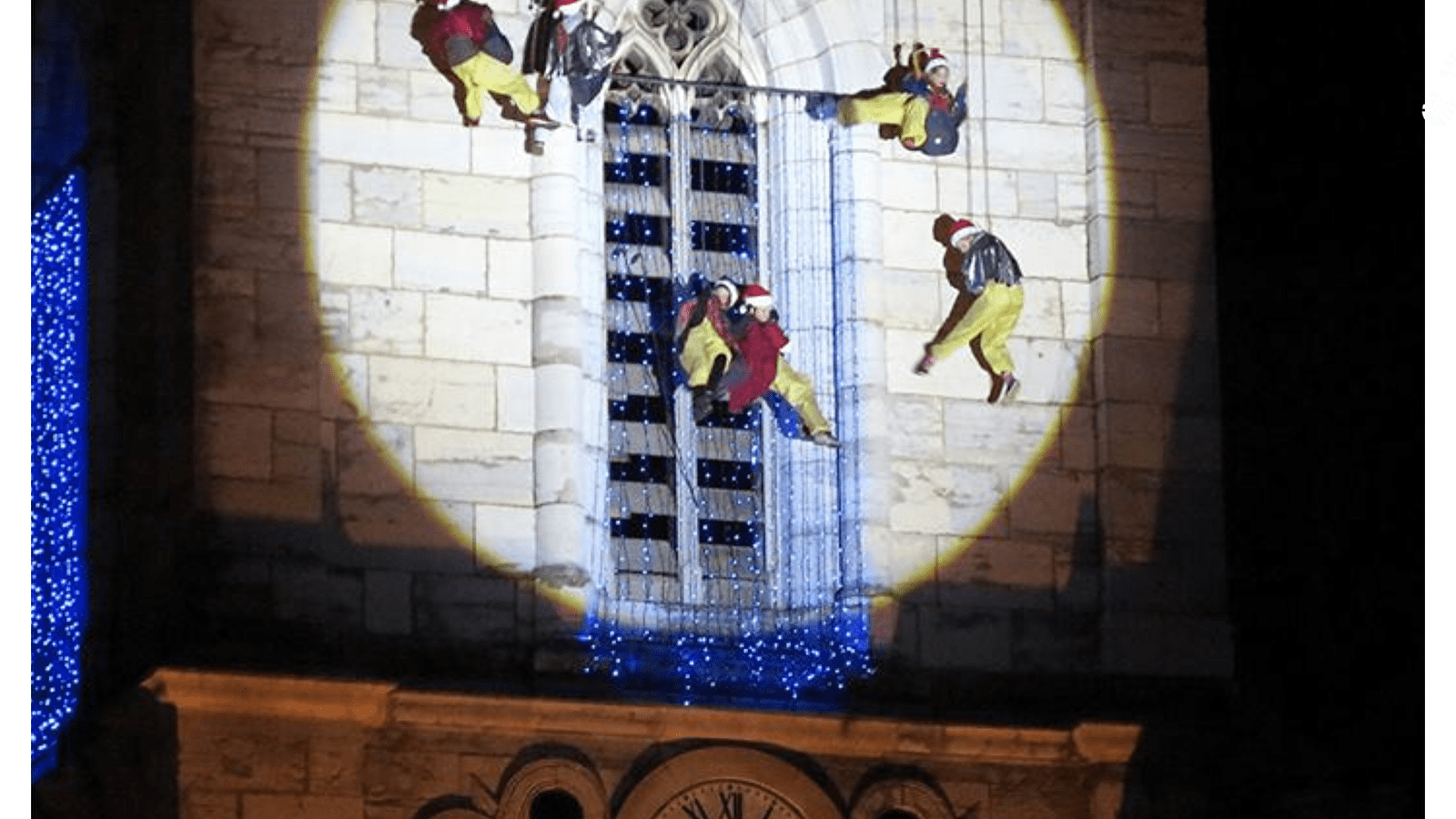 Animation de Noël : Descente du Père Noël à Baume les Dames