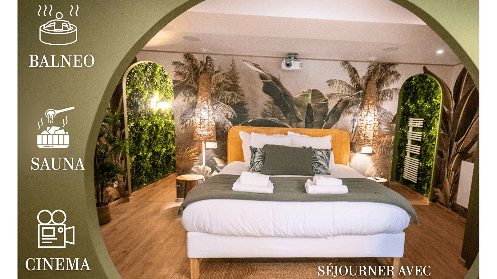 L'Évasion – Suite jungle avec spa