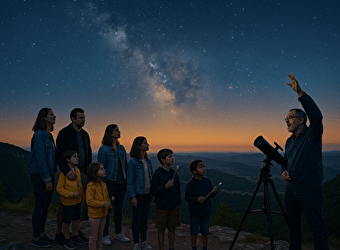 Observation des étoiles à la Roche du Prêtre - CONSOLATION-MAISONNETTES
