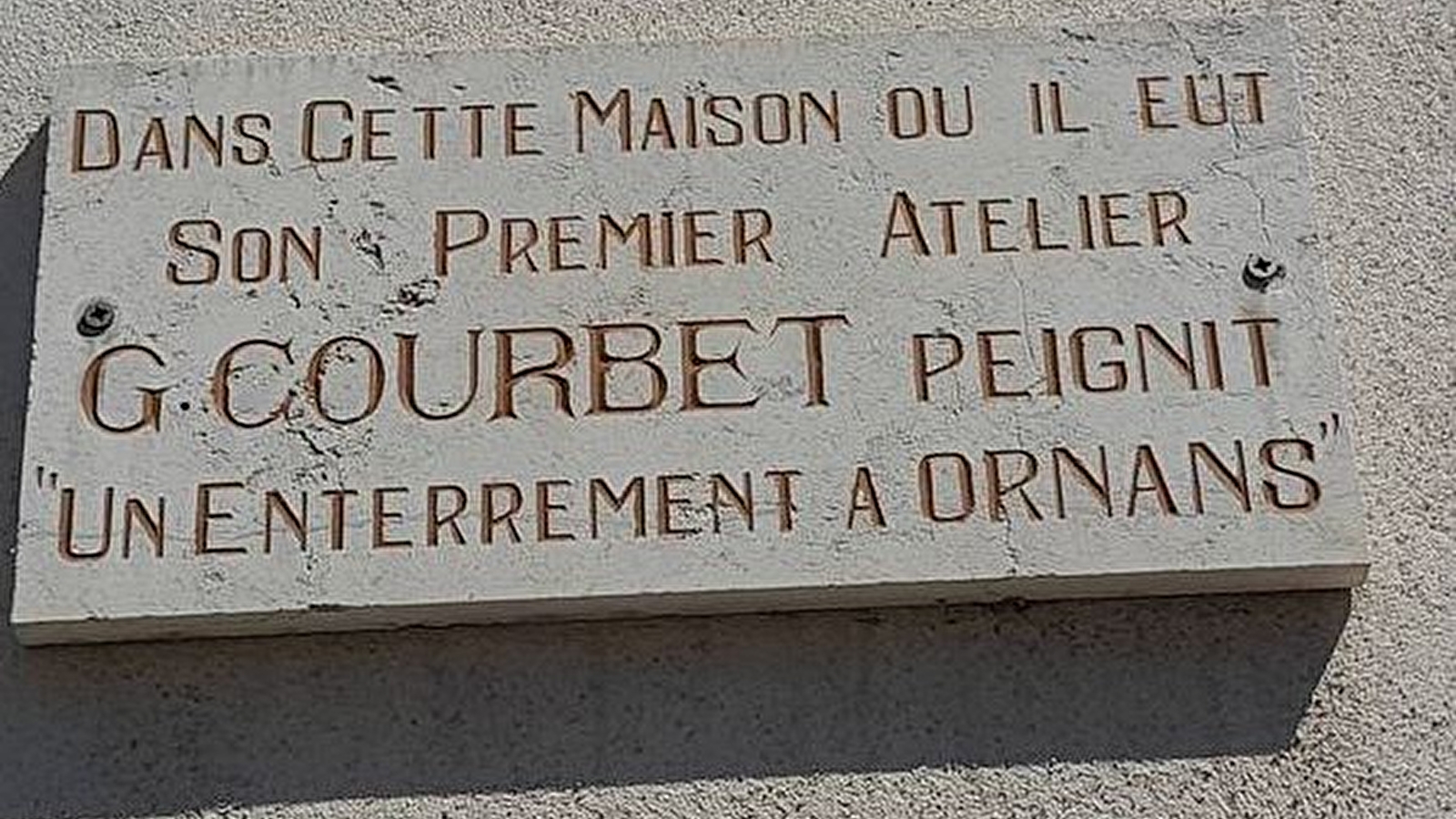 Visite du premier atelier de Gustave Courbet