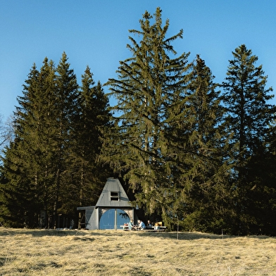 Hutte en bois de la Champagne