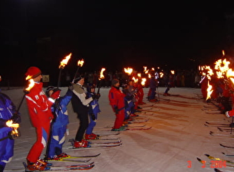 Descente aux flambeaux - ESF - METABIEF