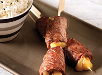 Yakitoris de boeuf au Comté - BESANCON